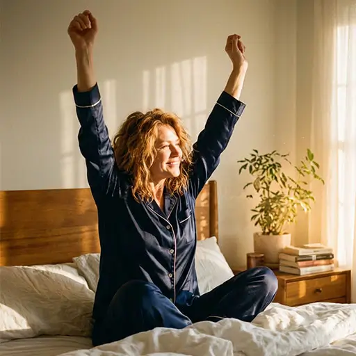Wake up feeling light
